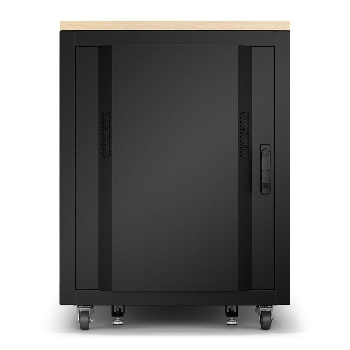 APC by Schneider Electric NetShelter 17U Enclosed Cabinet Rack Cabinet for Server - 482.60 mm Rack Width - Maple