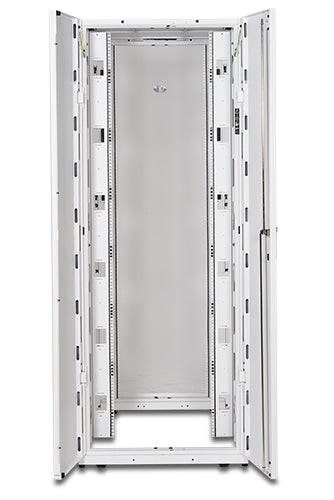 APC by Schneider Electric NetShelter SX AR3355W 45U Rack Cabinet for Server, LAN Switch - 482.60 mm Rack Width - White - TAA Compliant