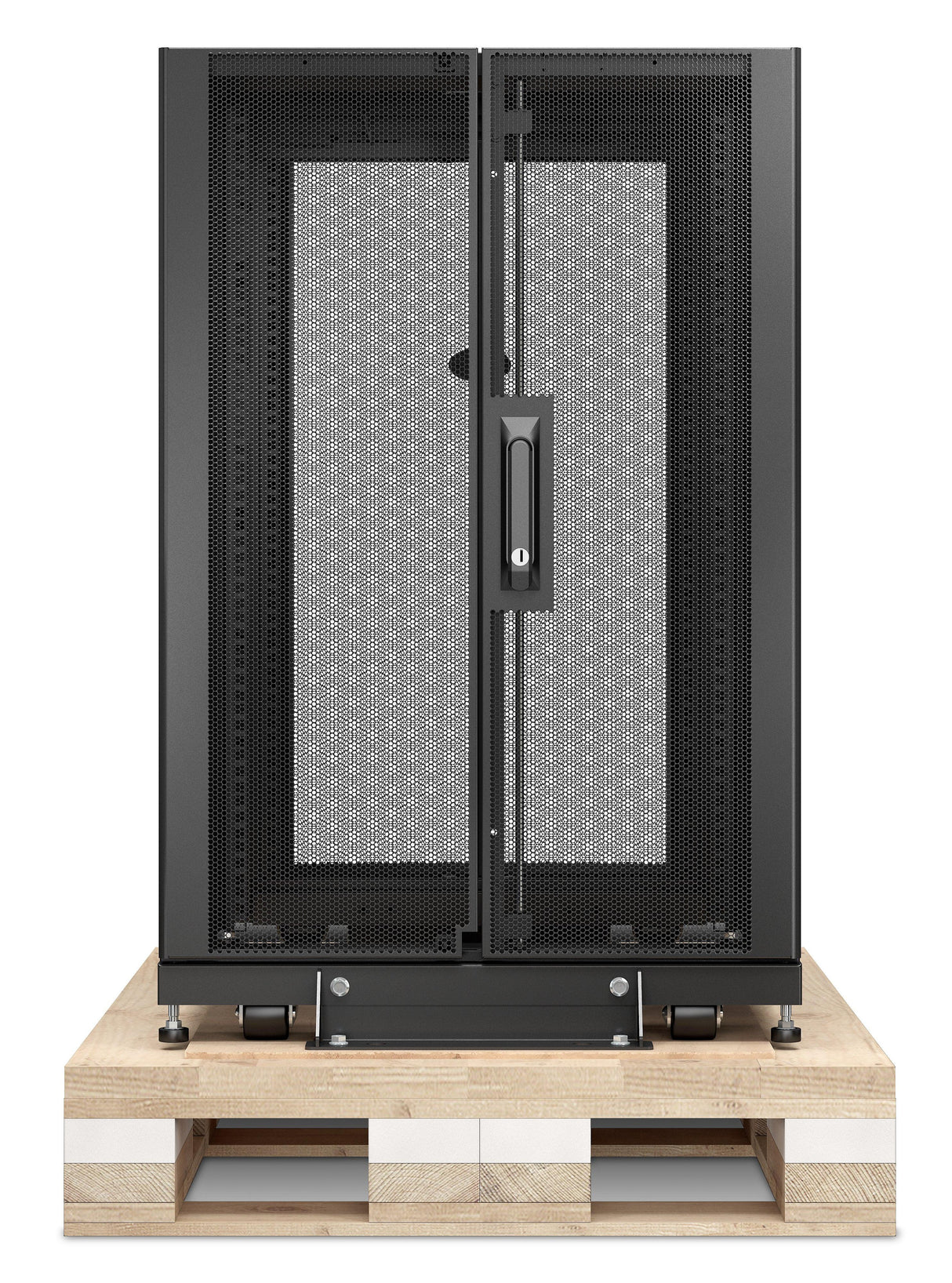 APC by Schneider Electric NetShelter SX 18U Floor Standing Rack Cabinet for Server, Storage - 482.60 mm Rack Width x 755.65 mm Rack Depth - Black - TAA Compliant