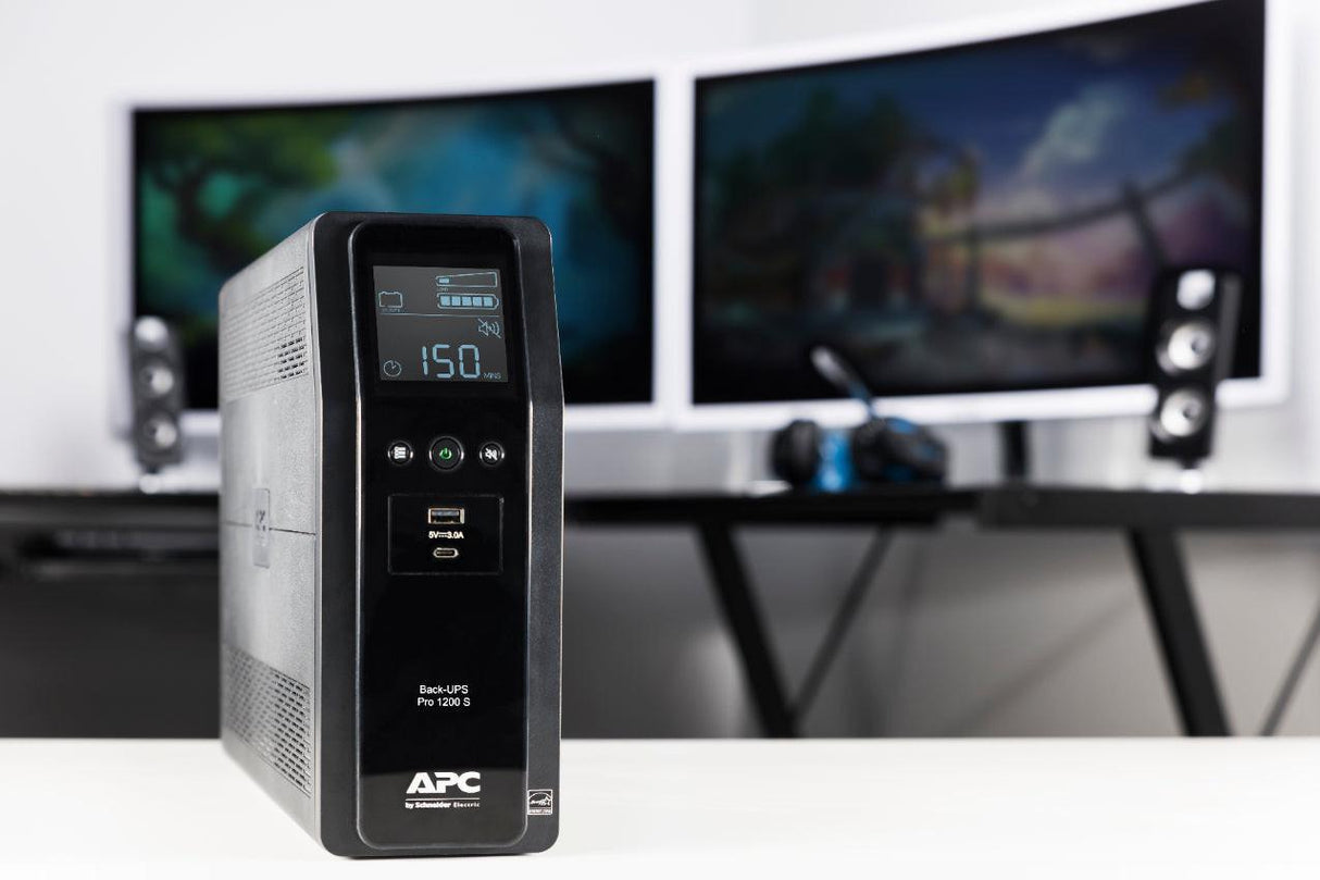 APC by Schneider Electric Back-UPS Pro BR1200SI Line-interactive UPS - 1.20 kVA/720 W
