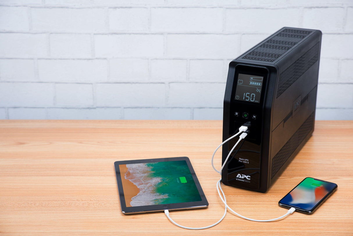 APC by Schneider Electric Back-UPS Pro BR1200SI Line-interactive UPS - 1.20 kVA/720 W