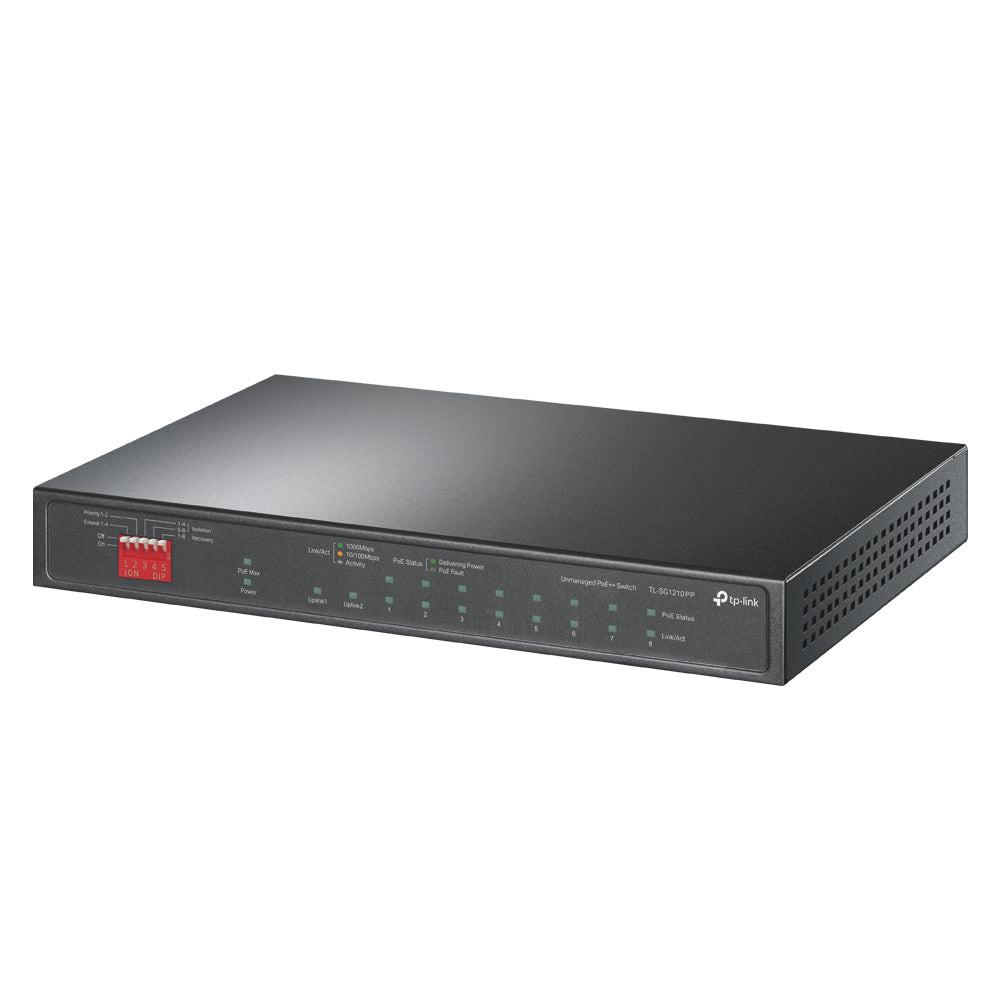 TP-Link TL-SG1210PP 10 Ports Ethernet Switch - Gigabit Ethernet - 1000Base-X, 10/100/1000Base-T