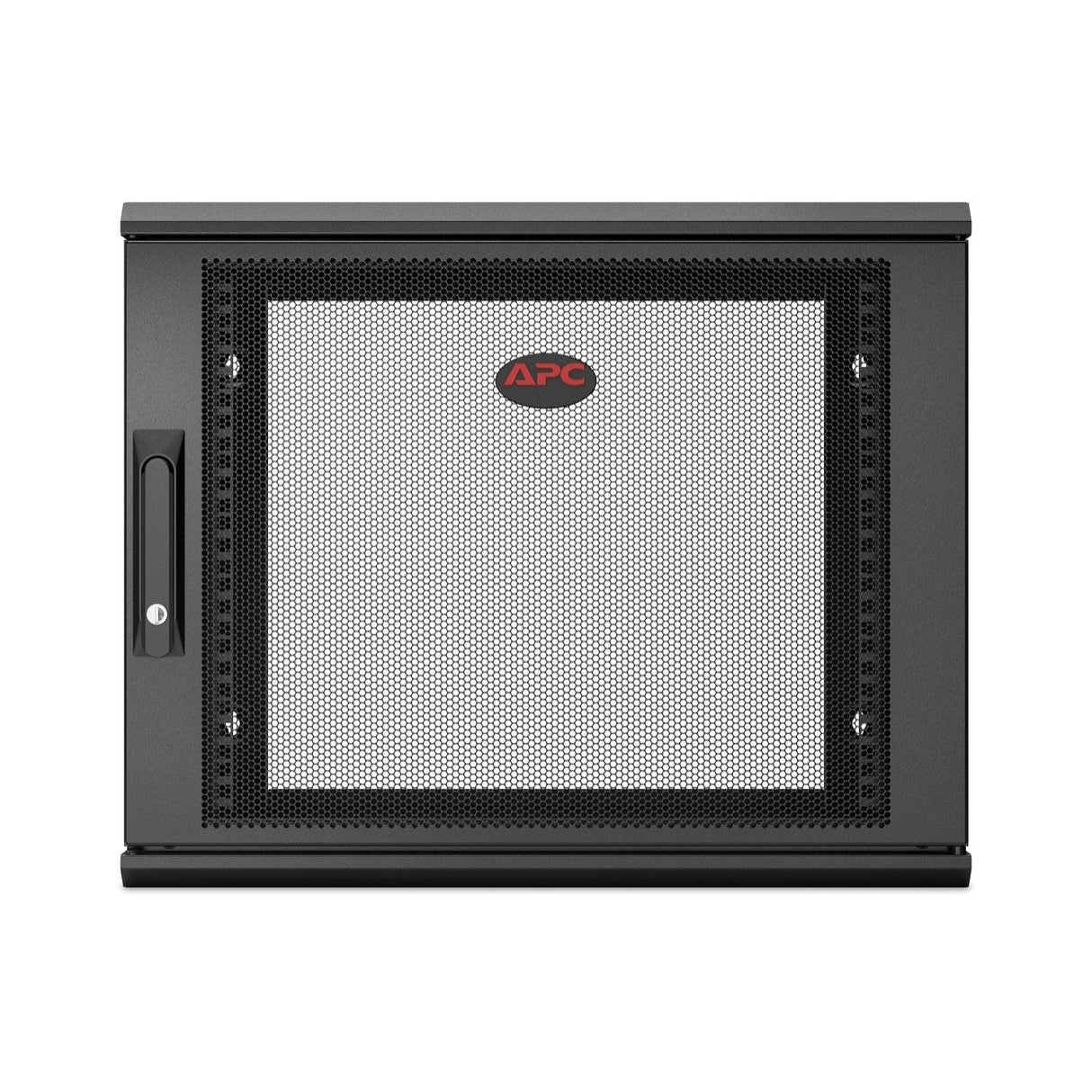 APC by Schneider Electric NetShelter WX 9U Wall Mountable Rack Cabinet for Networking, Airflow System - 482.60 mm Rack Width x 329 mm Rack Depth - Black