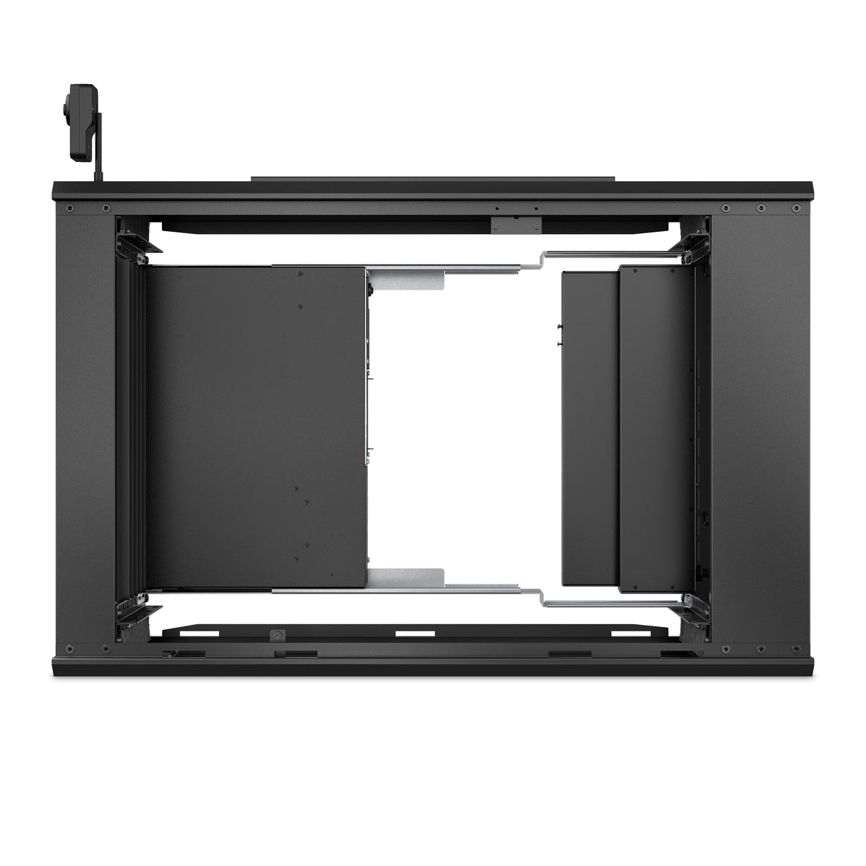 APC by Schneider Electric NetShelter WX AR106VI 6U Wall Mountable Rack Cabinet for Networking, Converged Infrastructure, Storage, Server, Airflow System - 482.60 mm Rack Width x 762 mm Rack Depth -