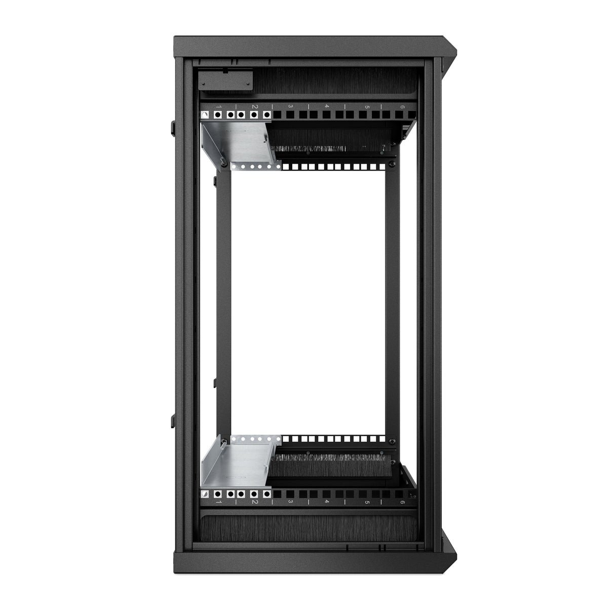 APC by Schneider Electric NetShelter WX AR106VI 6U Wall Mountable Rack Cabinet for Networking, Converged Infrastructure, Storage, Server, Airflow System - 482.60 mm Rack Width x 762 mm Rack Depth -
