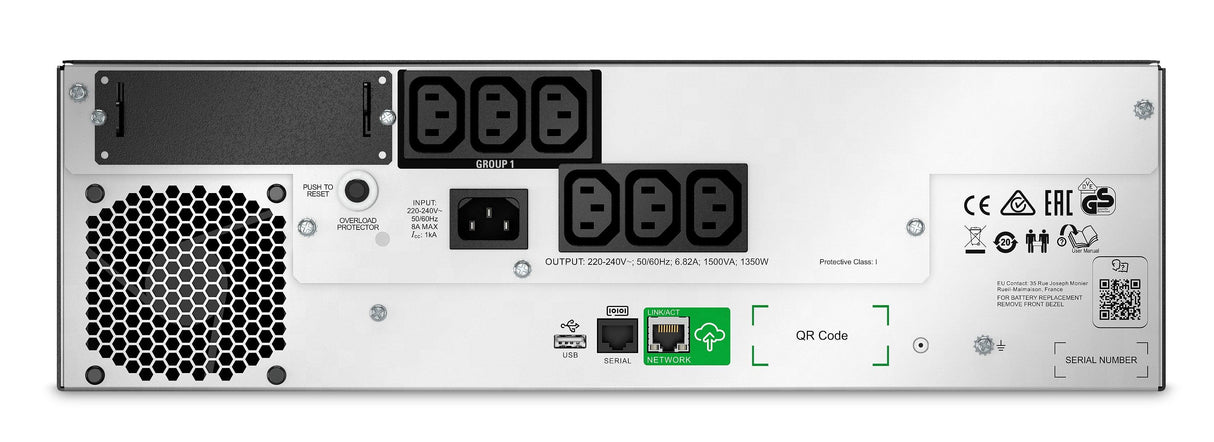APC by Schneider Electric Smart-UPS Line-interactive UPS - 1.50 kVA/1.35 kW