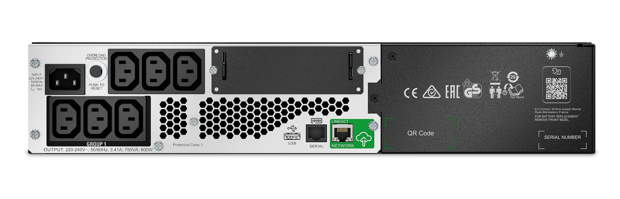 APC by Schneider Electric Smart-UPS Line-interactive UPS - 750 VA/600 W