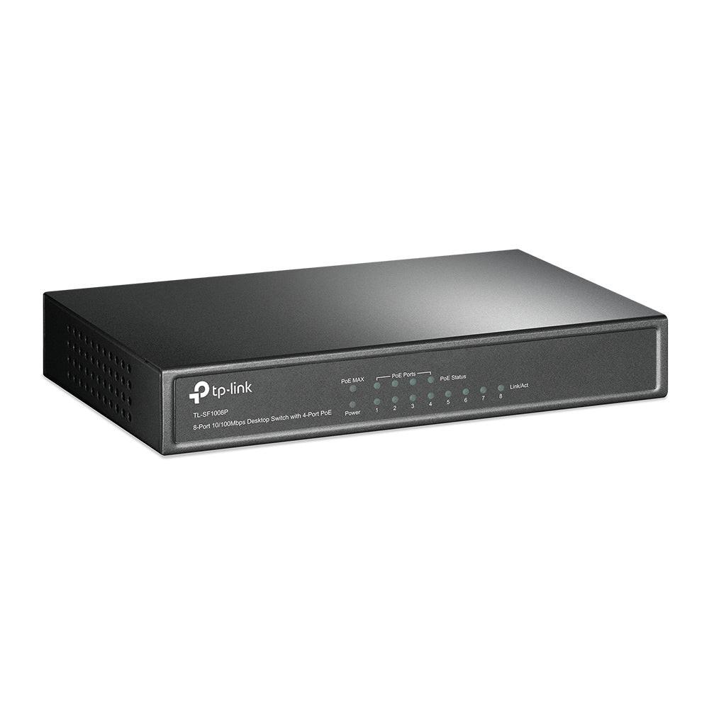 TP-Link TL-SF1008P 8 Ports Ethernet Switch - Fast Ethernet - 10/100Base-TX