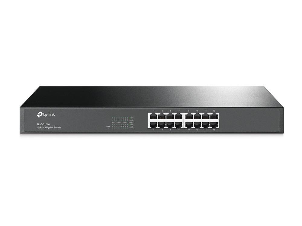 TP-Link TL-SG1016 16 Ports Ethernet Switch - Gigabit Ethernet - 10/100/1000Base-T