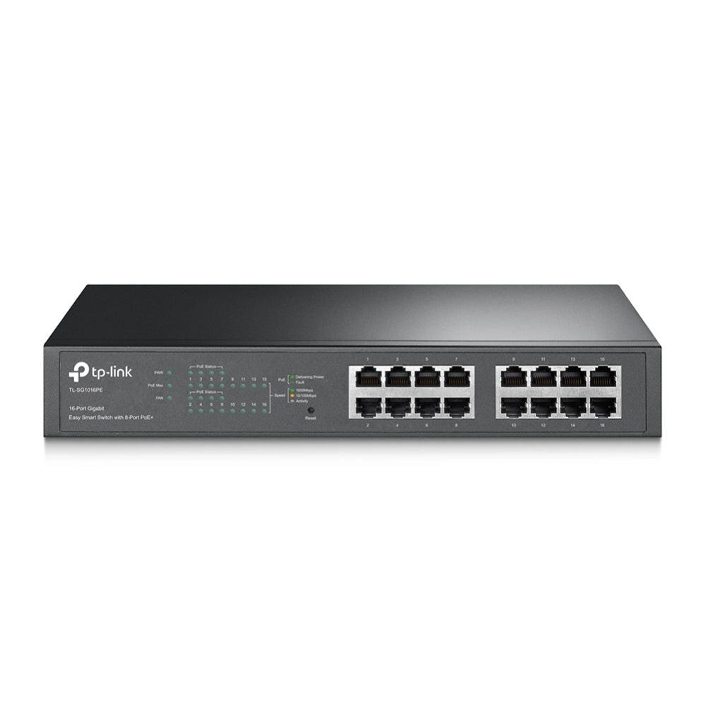 TP-Link TL-SG1016PE 16 Ports Manageable Ethernet Switch - Gigabit Ethernet - 10/100/1000Base-T