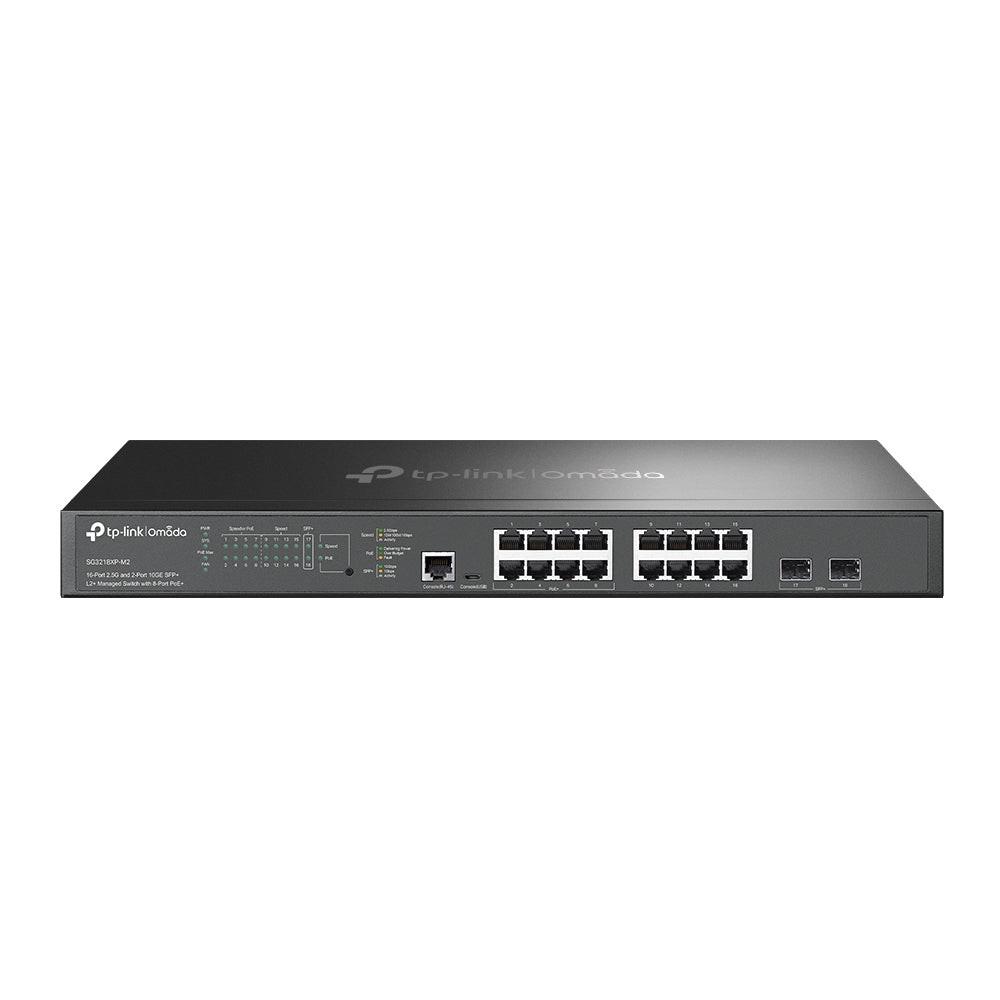 Omada 16 Ports Manageable Ethernet Switch - 2.5 Gigabit Ethernet, 10 Gigabit Ethernet - 2.5GBase-T, 10GBase-X