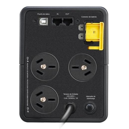 APC by Schneider Electric Back-UPS Line-interactive UPS - 750 VA/410 W
