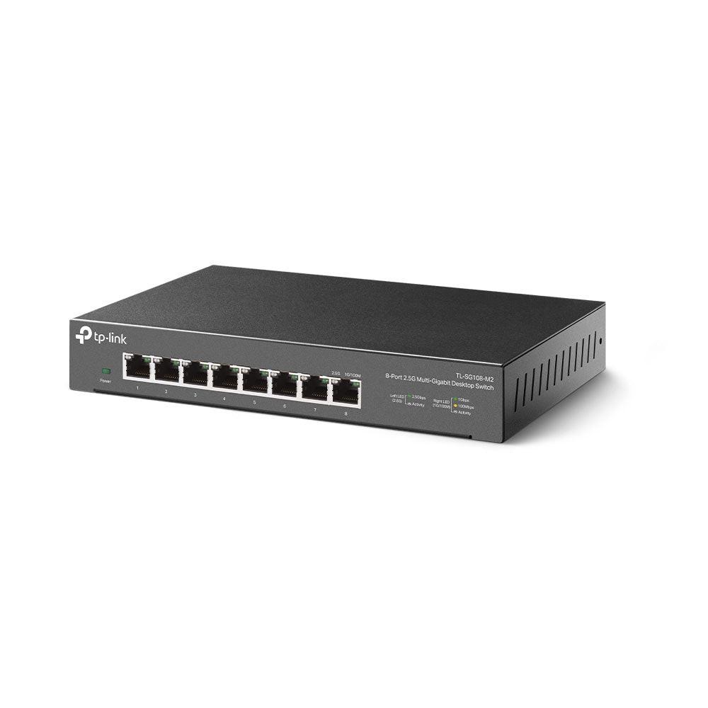 TP-Link TL-SG108-M2 8 Ports Ethernet Switch - 2.5 Gigabit Ethernet - 2.5GBase-T