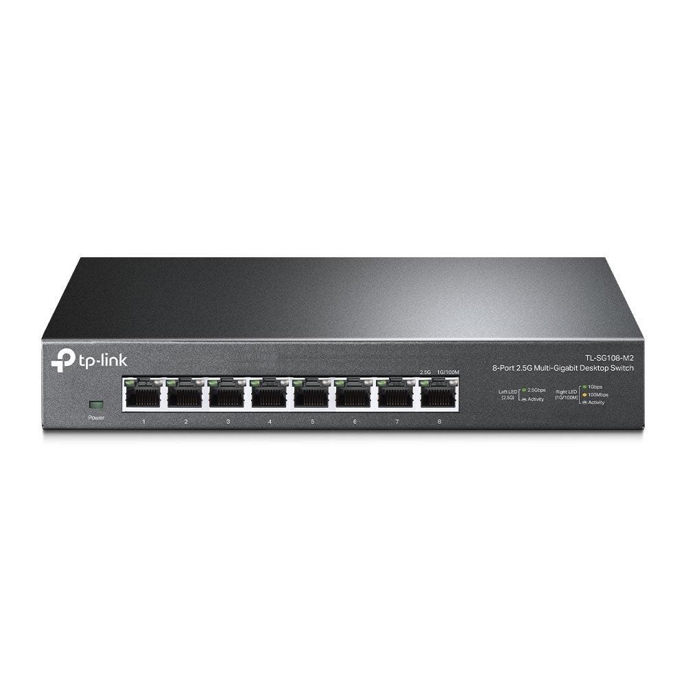 TP-Link TL-SG108-M2 8 Ports Ethernet Switch - 2.5 Gigabit Ethernet - 2.5GBase-T