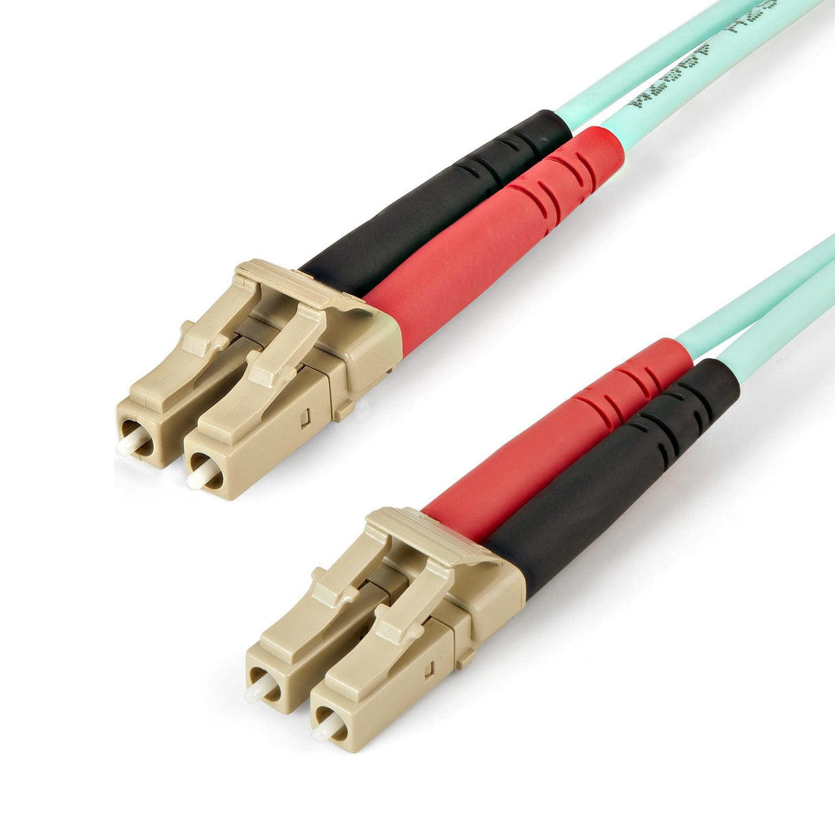StarTech.com 5m (16.4ft) LC/UPC to LC/UPC OM4 Multimode Fiber Optic Cable, 50/125µm, 100G, Low Insertion Loss, LSZH Fiber Jumper Cord