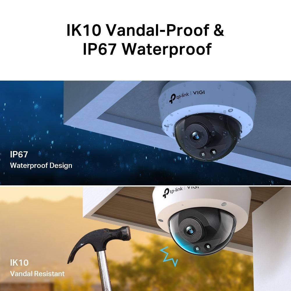 TP-Link VIGI C240I 4 Megapixel Network Camera - Colour - Dome
