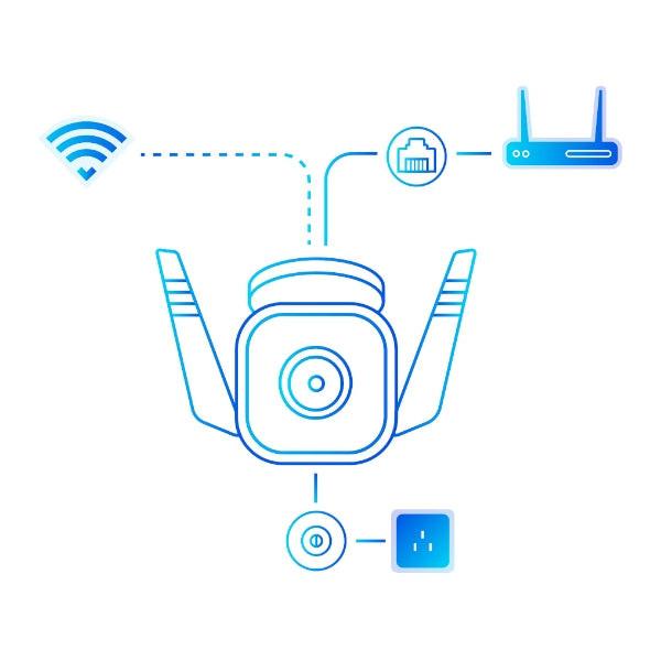 Tapo TC65 3 Megapixel Outdoor Network Camera - Colour - Bullet