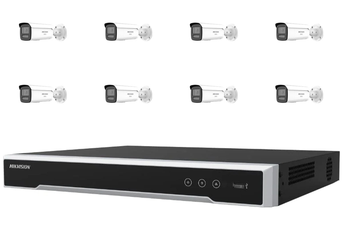 Hikvision 6MP ColorVu 3.0 8-Camera Bullet Kit