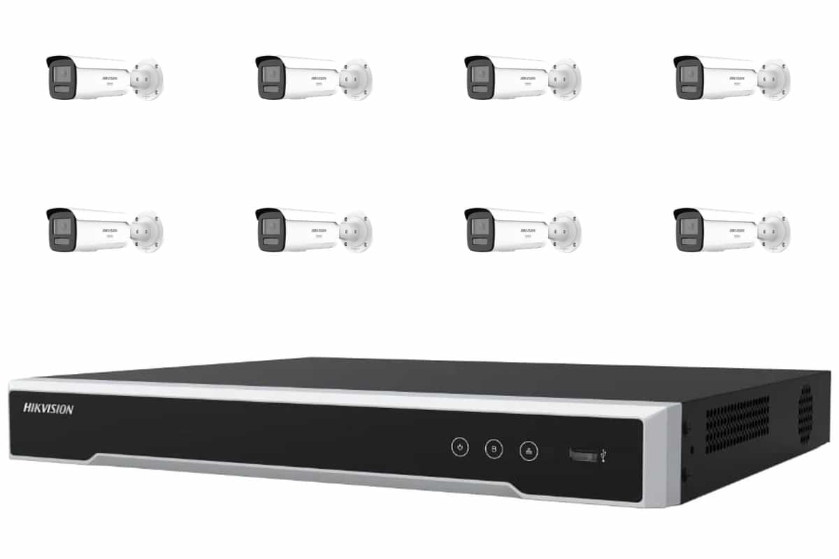 Hikvision 6MP ColorVu 3.0 8-Camera Bullet Kit