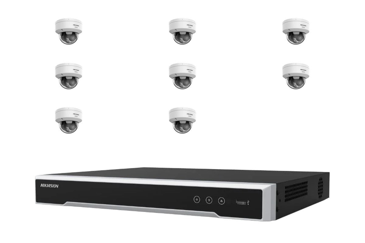 Hikvision 6MP ColorVu 3.0 Dome 8-Camera Kit | BYO HDD