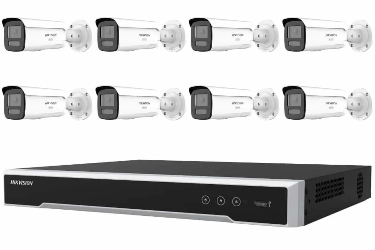 Hikvision 8MP 4K ColorVu 3.0 8-Camera Bullet Kit