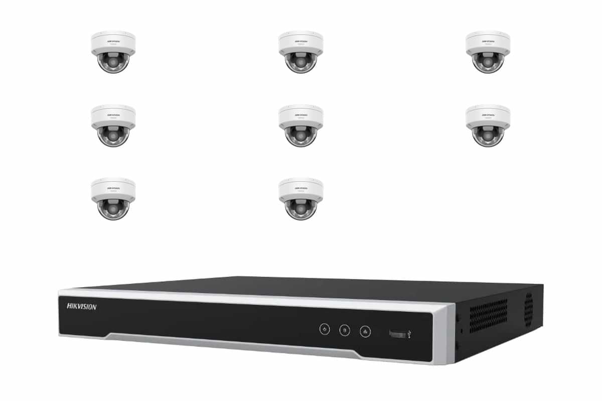 Hikvision 8MP 4K ColorVu 3.0 Mini Dome 8-Camera Kit | BYO HDD