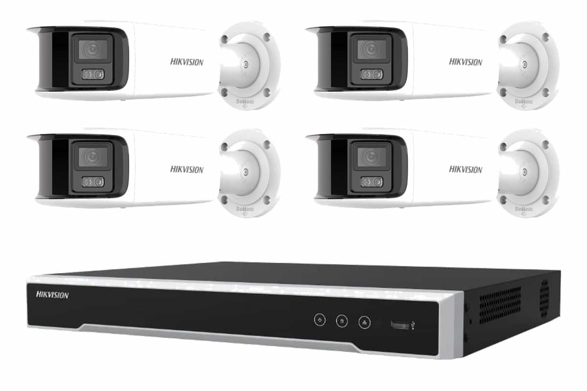 Hikvision 8MP 4K ColorVu 2.0 Bullet 4-Camera Bullet Kit (No HDD)
