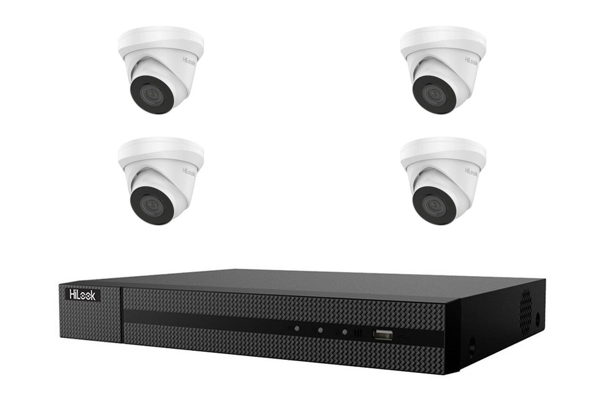 HiLook 4MP Turret 4-Camera Kit | BYO HDD