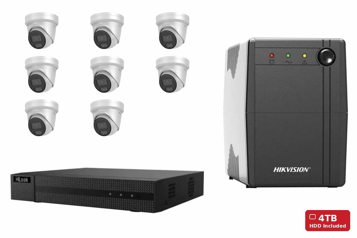 HLK-6MP-8CH-8CAM-COLORVU-UPS