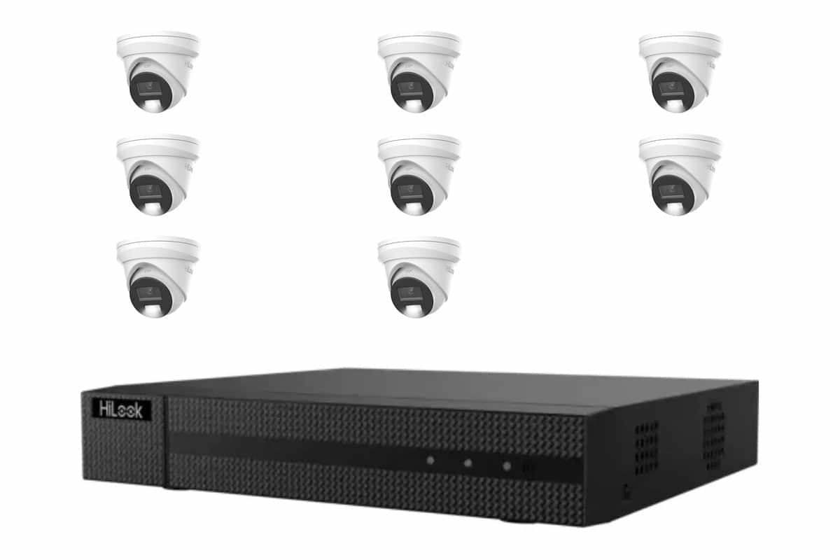 HiLook 6MP Pro Turret 8-Camera Kit | BYO HDD