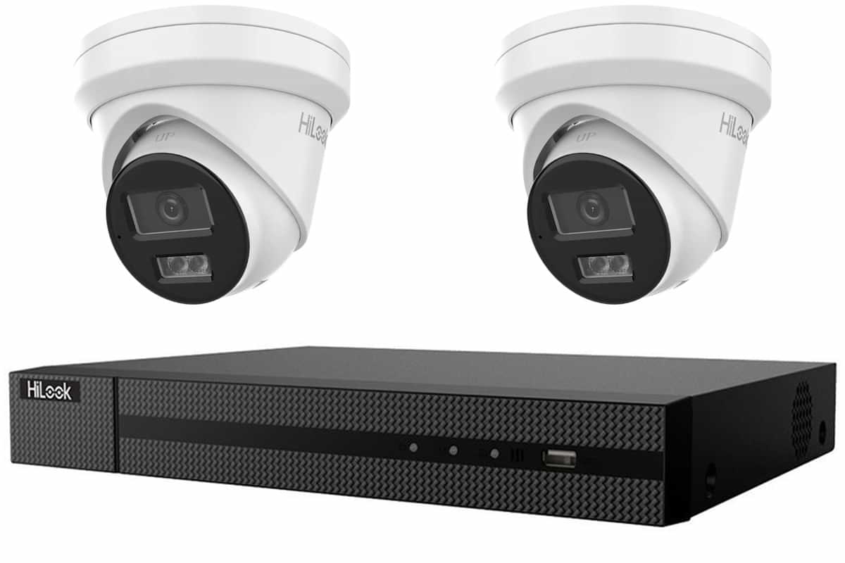 HiLook 8MP 4K Turret 2-Camera Kit | BYO HDD