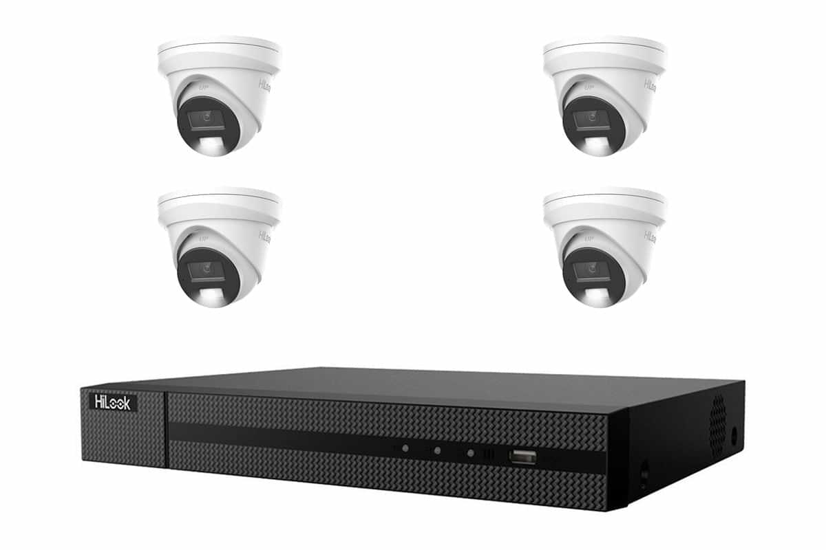 HiLook 8MP 4K Pro Turret 4-Camera Kit | BYO HDD