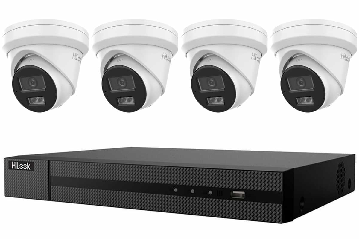 HiLook 8MP 4K Turret 4-Camera Kit | BYO HDD