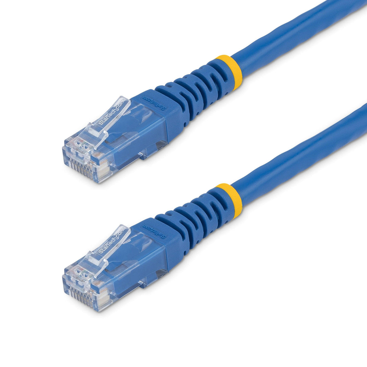 StarTech 1ft CAT6 Ethernet Cable - Blue Molded Gigabit - 100W PoE UTP 250Mhz - Category 6 Patch Cord UL Certified Wiring/TIA