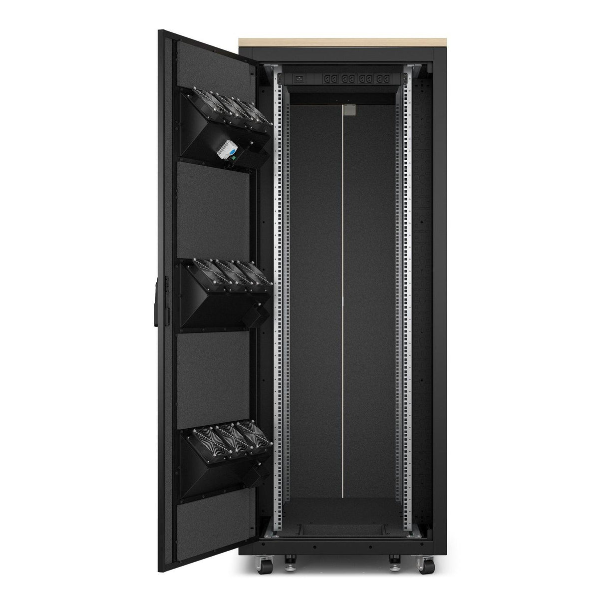 APC by Schneider Electric NetShelter Rack Mount Enclosure for Server - Maple