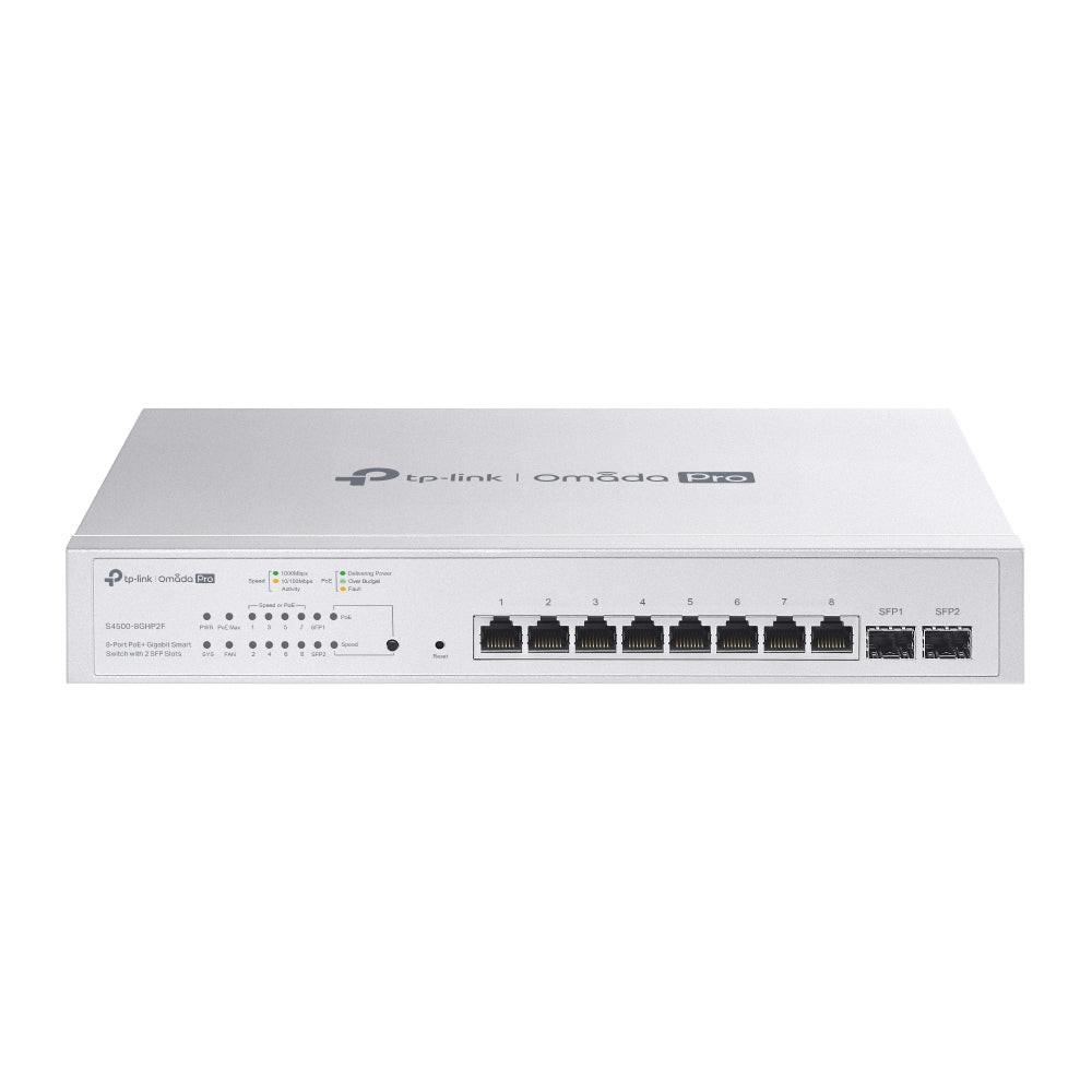 TP-Link Omada Pro S4500-8GHP2F 8 Ports Manageable Ethernet Switch - Gigabit Ethernet - 10/100/1000Base-T, 1000Base-X