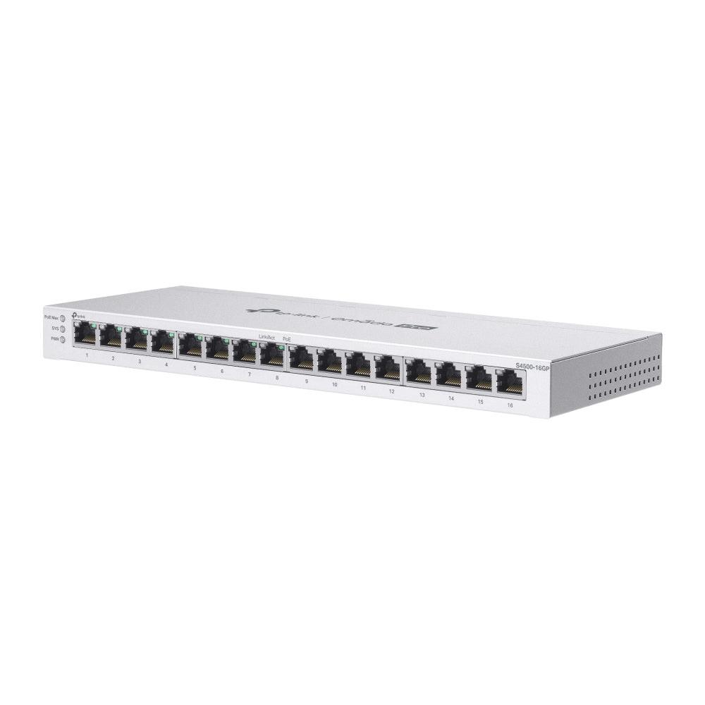TP-Link Omada Pro S4500-16GP 16 Ports Manageable Ethernet Switch - Gigabit Ethernet - 10/100/1000Base-T