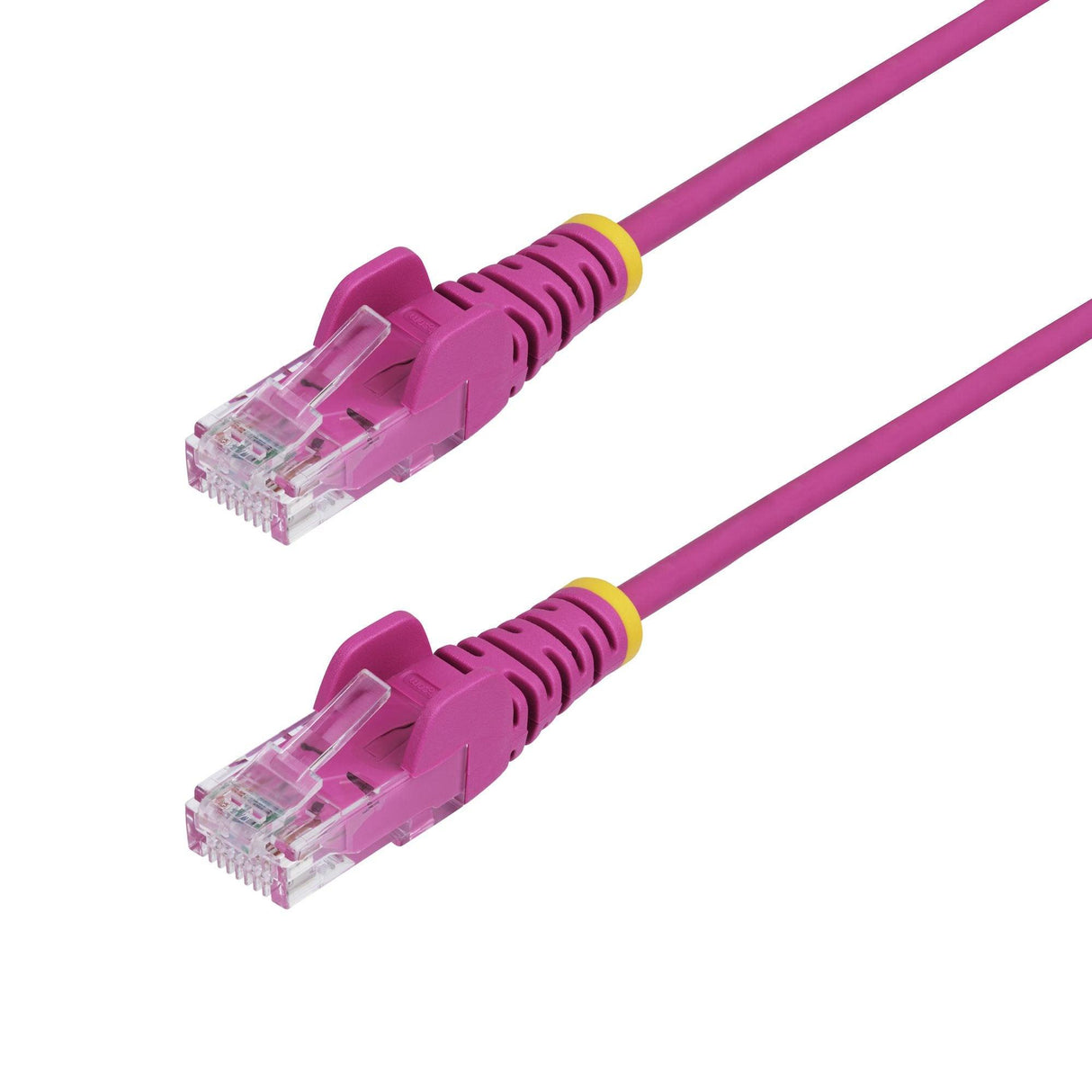 StarTech 3m Pink Slim CAT6 Ethernet Cable, Snagless RJ45, UTP, LSZH, 28AWG Pure Bare Copper, Slim Network Patch Cord