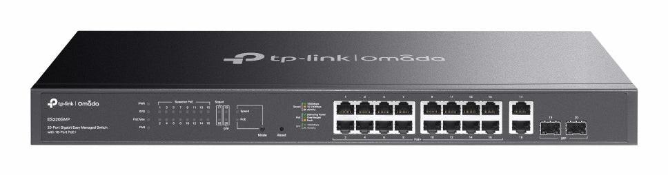 Omada ES220GMP 18 Ports Manageable Ethernet Switch - Gigabit Ethernet - 10/100/1000Base-T, 1000Base-X