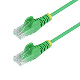 StarTech 50cm Green Slim CAT6 Ethernet Cable, Snagless RJ45, UTP, LSZH, 28AWG Pure Bare Copper, Slim Network Patch Cord