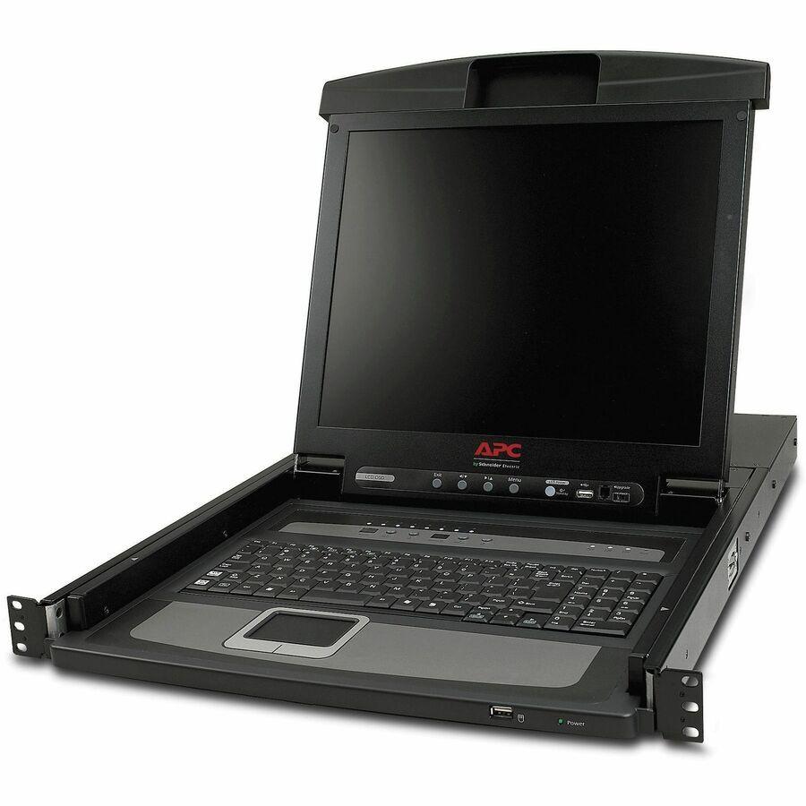 APC by Schneider Electric AP5808 LCD Rack Console with Analog
