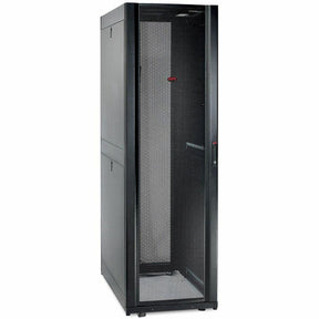 APC by Schneider Electric NetShelter 42U Enclosed Cabinet Rack Cabinet for Storage, Server - 482.60 mm Rack Width - Black - TAA Compliant