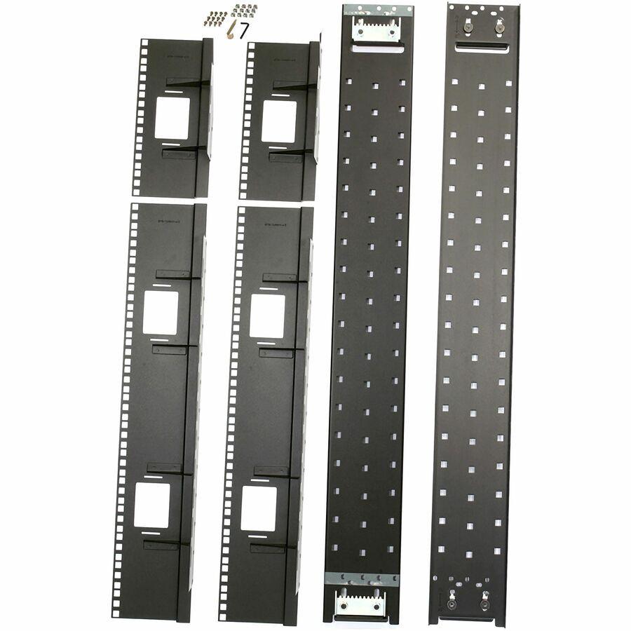APC by Schneider Electric NetShelter SX Mounting Rail Kit - Black