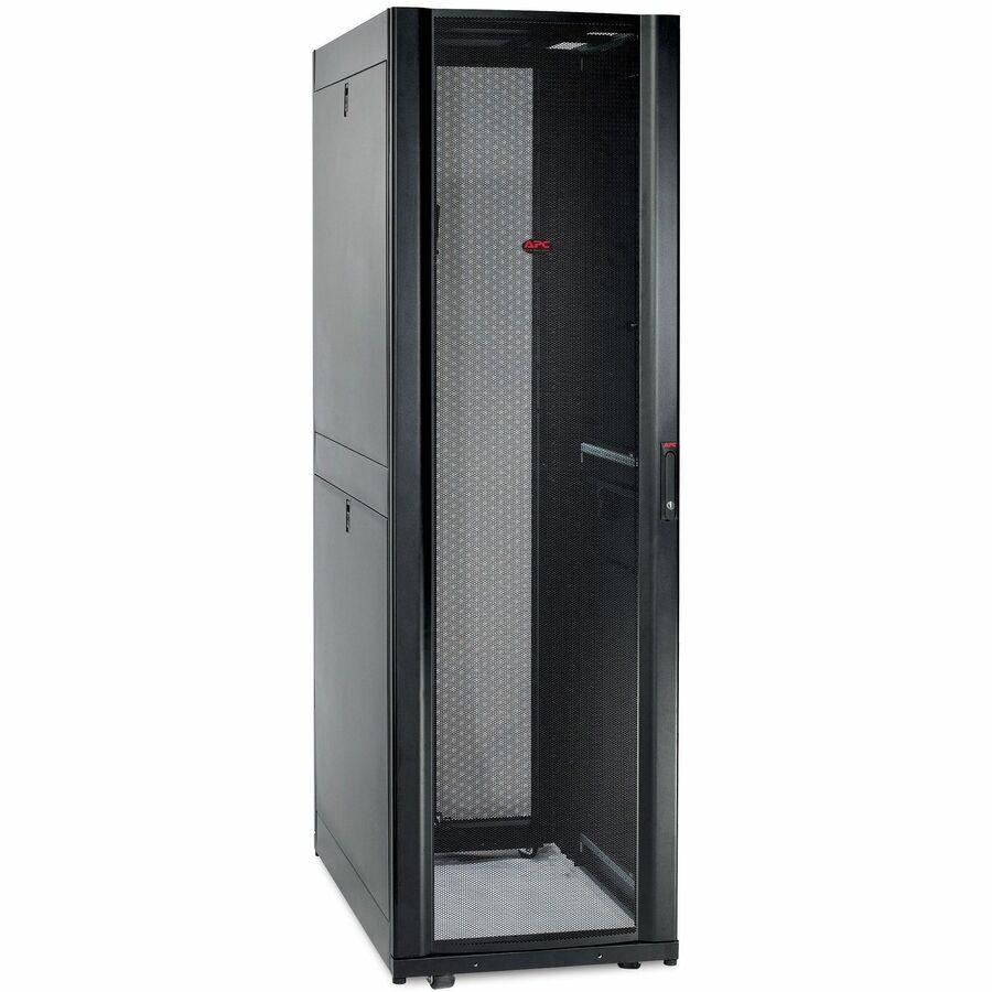 APC by Schneider Electric NetShelter SX 45U Rack Cabinet - 482.60 mm Rack Width - Black