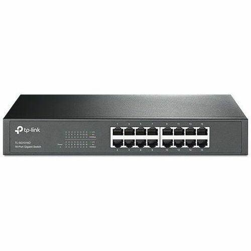 TP-Link TL-SG1016D 16 Ports Ethernet Switch - Gigabit Ethernet - 10/100/1000Base-T