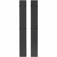 APC by Schneider Electric AR7581A Cable Organizer - Black - 2 Each Pack - TAA Compliant