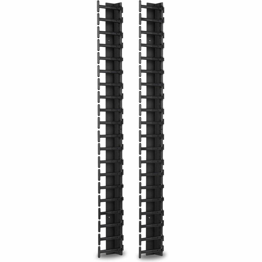APC by Schneider Electric AR7721 Cable Organizer - Black - 2 Each Pack - TAA Compliant