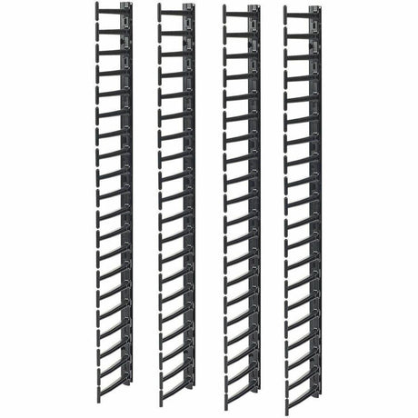 APC by Schneider Electric AR7717A Cable Organizer - Black - 4 Each Pack - TAA Compliant
