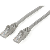 StarTech 2m CAT6 Ethernet Cable - Grey Snagless Gigabit - 100W PoE UTP 250Mhz Category 6 Patch Cord UL Certified Wiring/TIA