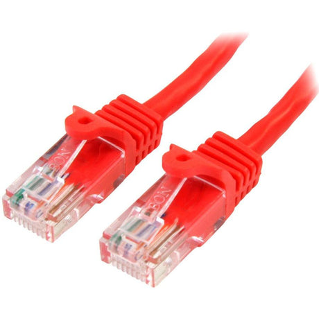 StarTech.com 1 m Red Cat5e Snagless RJ45 UTP Patch Cable - 1m Patch Cord